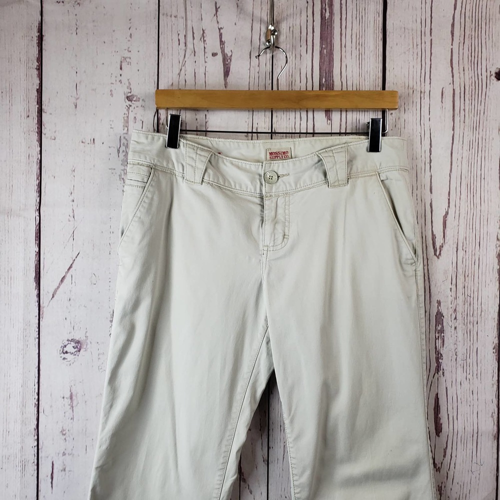 Mossimo Supply Co. Chino Pants Juniors Size 11 Flat Front Bootcut